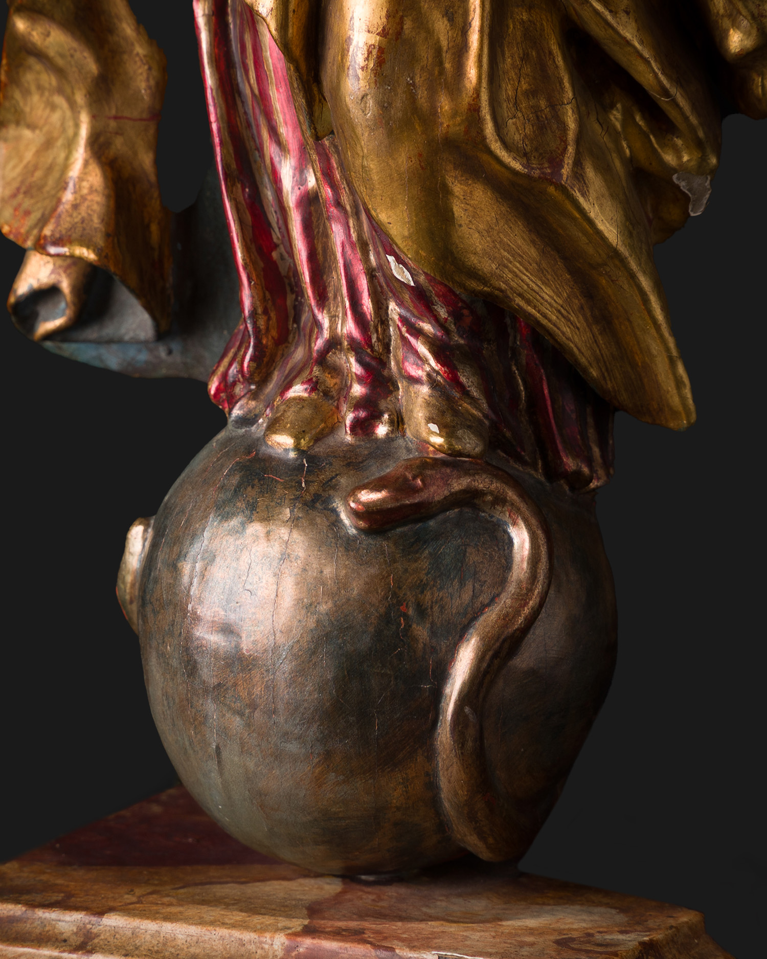 4 Baroque Sculpture Immaculate Madonna with Child, 18th:19th 4