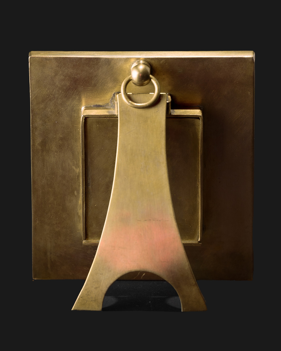 6 Icon of Our Lady of the Dawn Gate in gilded frame with enamel, 19th century