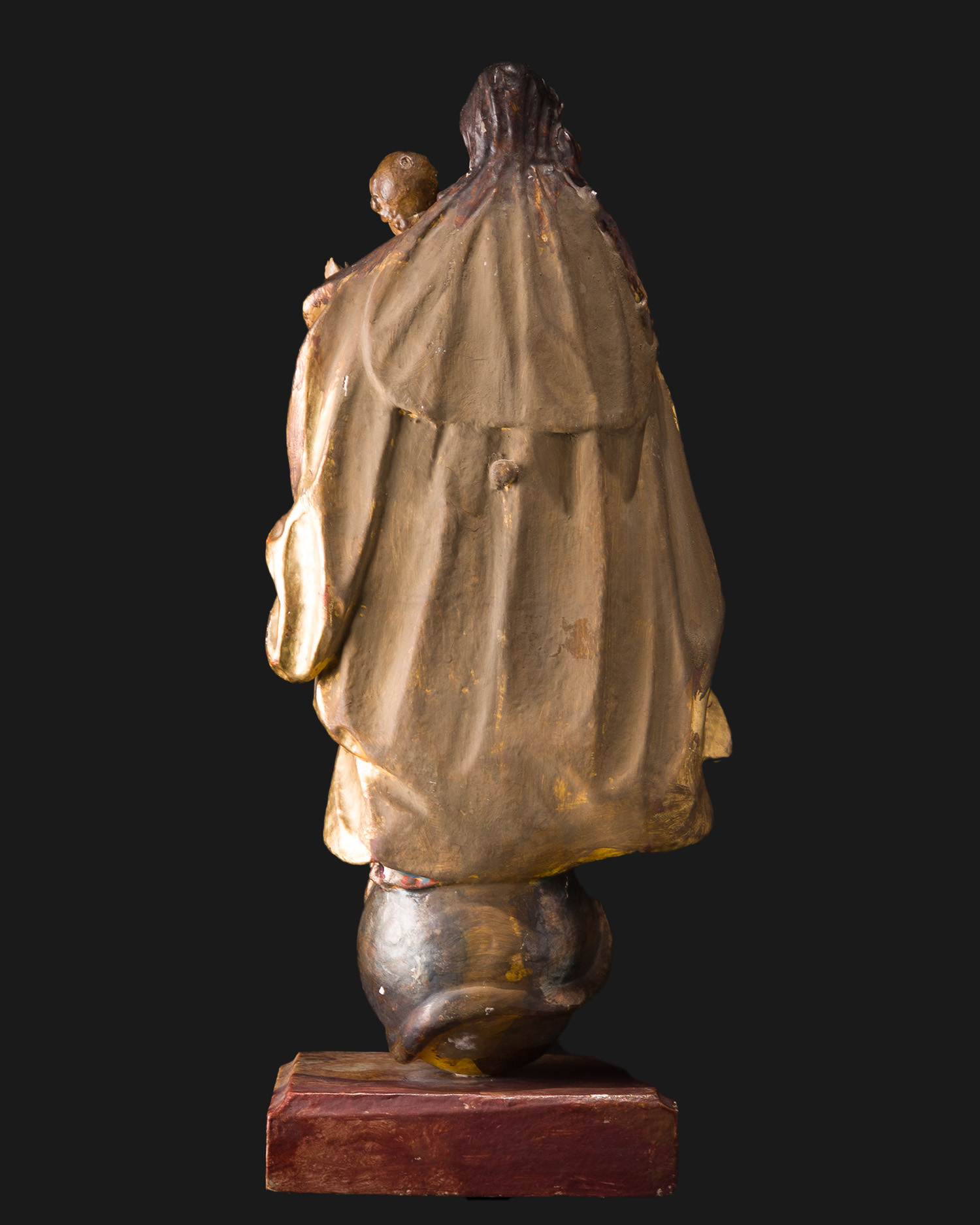 6 Baroque Sculpture Immaculate Madonna with Child, 18th:19th Century