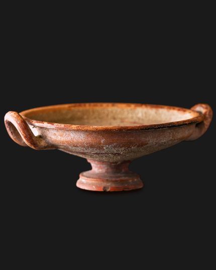 Ancient Greece, wine vessel, kylix, circa mid-4th century BC.