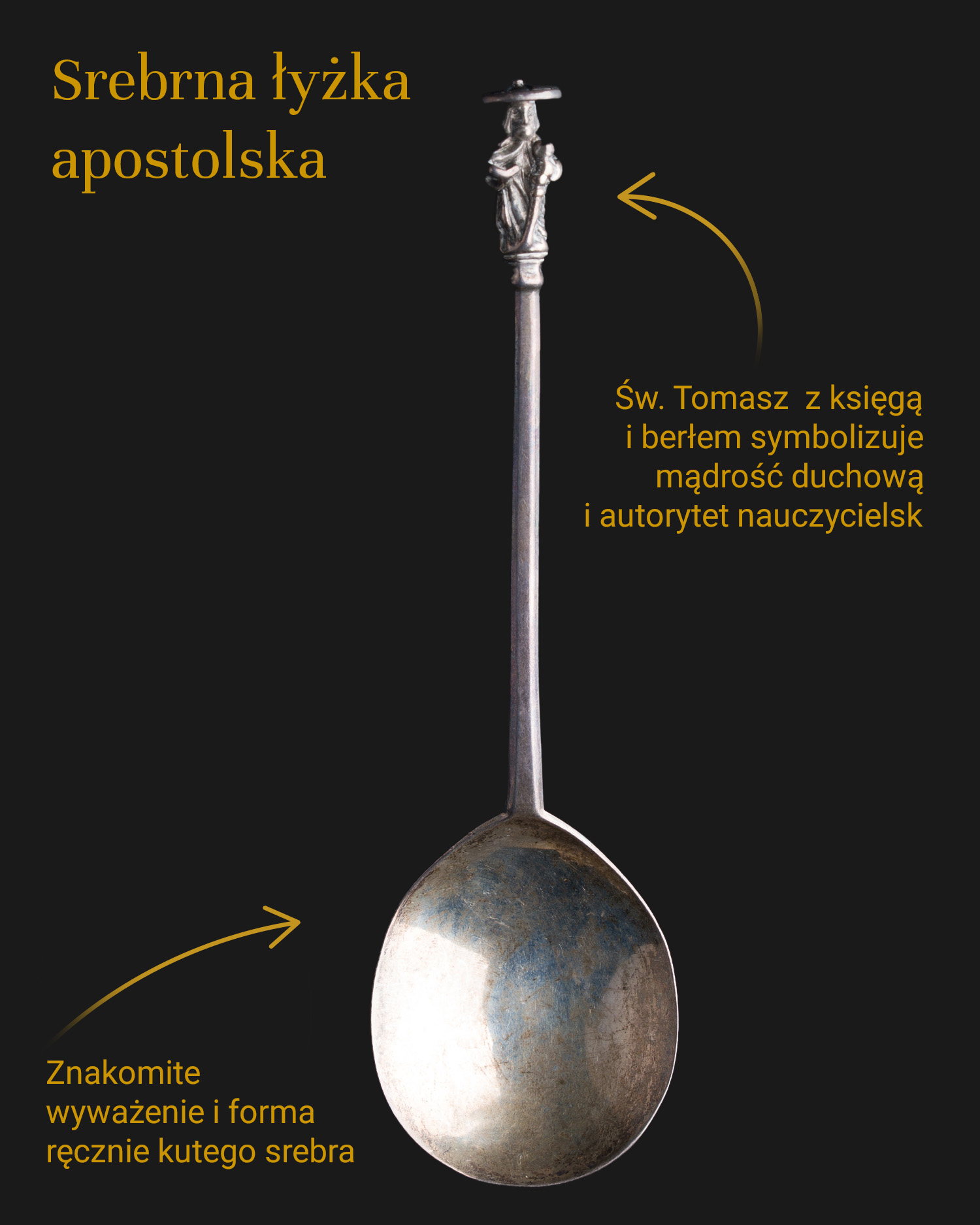 1 Apostolic Spoon with St. Thomas