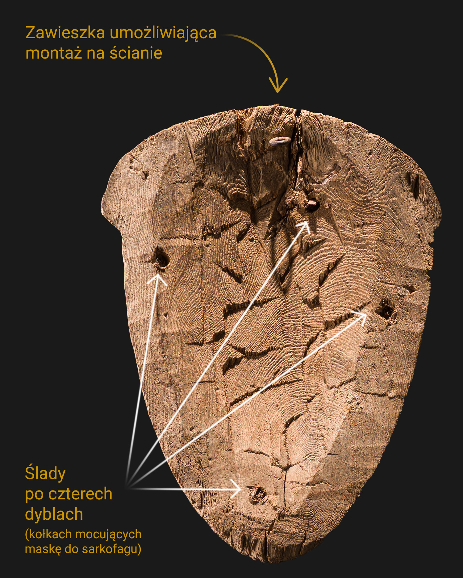 4.1 Pośmiertna maska zmarłego z sarkofagu