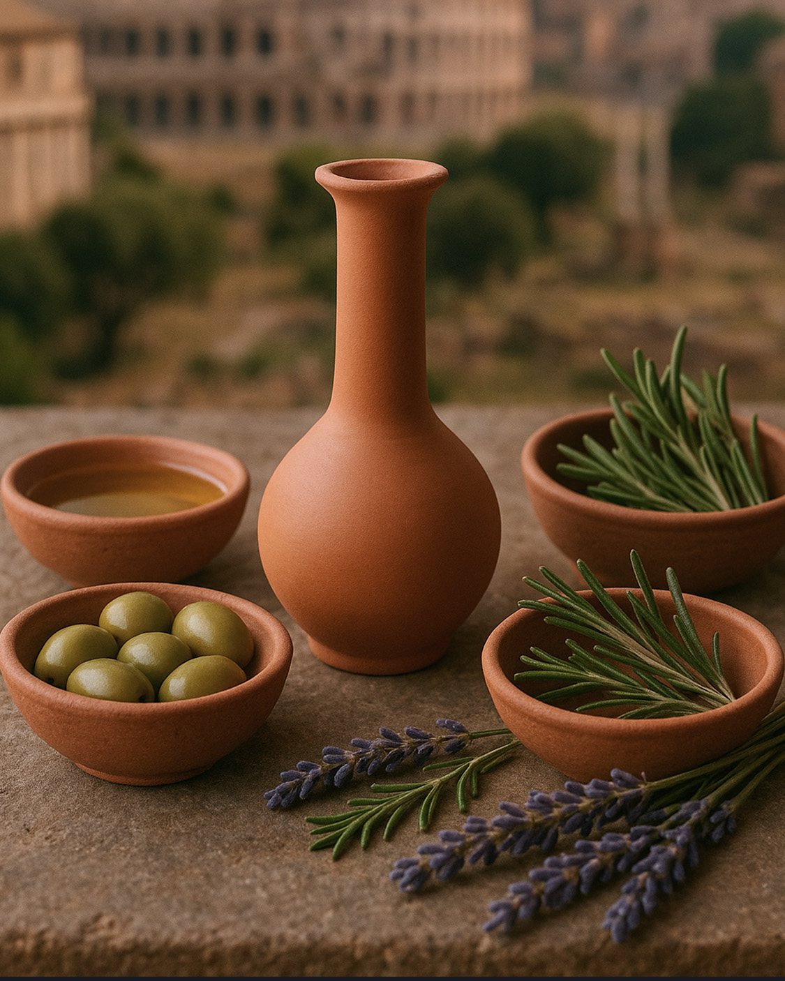 4 700223 Balsamarium terakotowe rzymskie